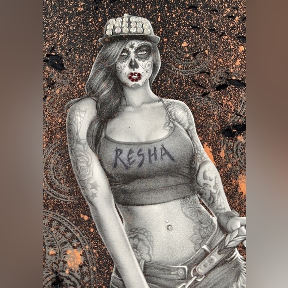Tops & Tees | Vintage 2000s L Distressed & Bleached Custom Artwork Fruit of the - Picture 2 of 10